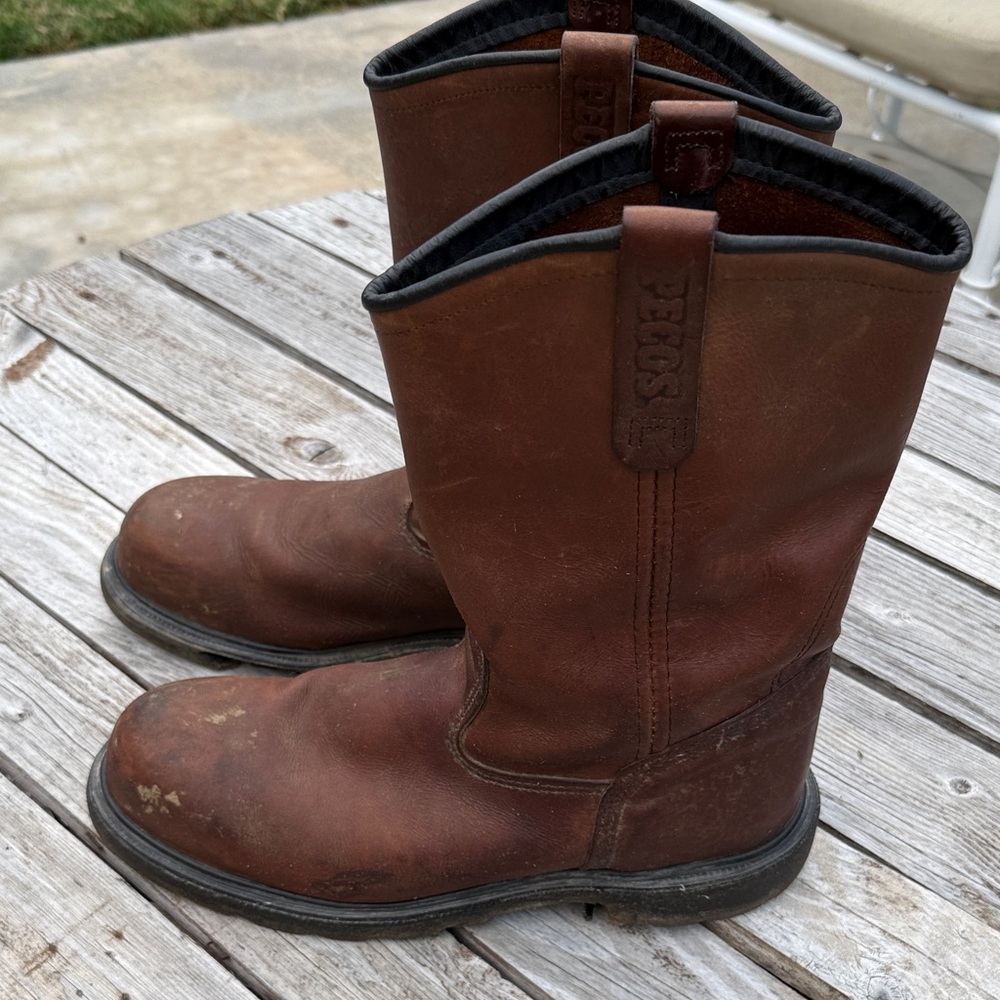 Red Wing Pecos SUPERSOLE® 2.0 Men's 11-inch Safety Toe Pull-On Boot